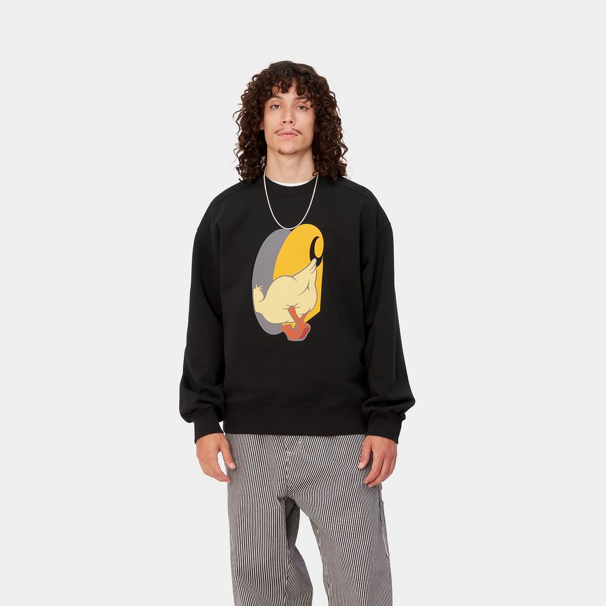 Sveter Carhartt WIP DeadKebab Knock Knock Crewneck Čierna | I032454_89_XX, 0