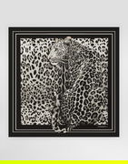 Leopard Silk Twill Foulard