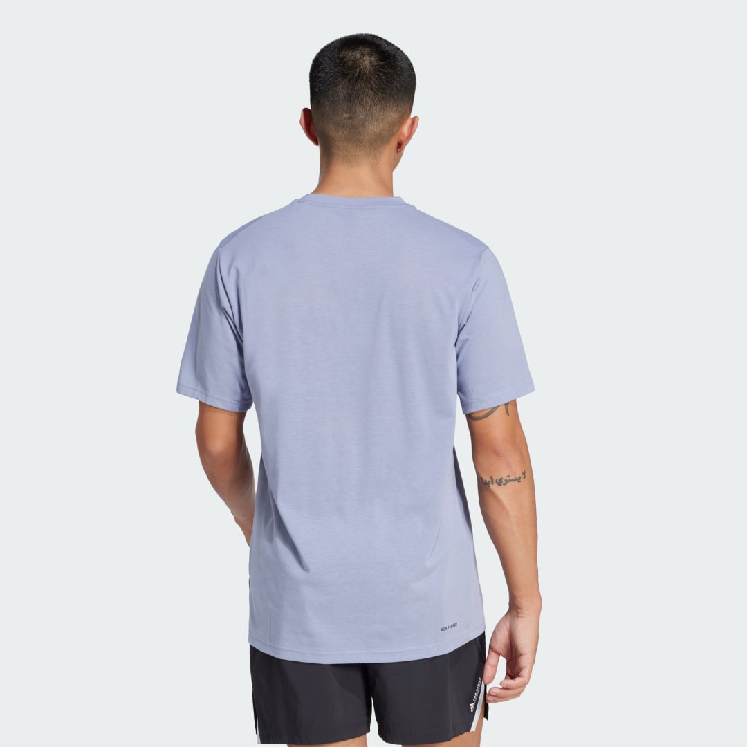 Tričko adidas Performance Essentials Feelready Logo Training Logo T-Shirt Fialová | JC5341, 1