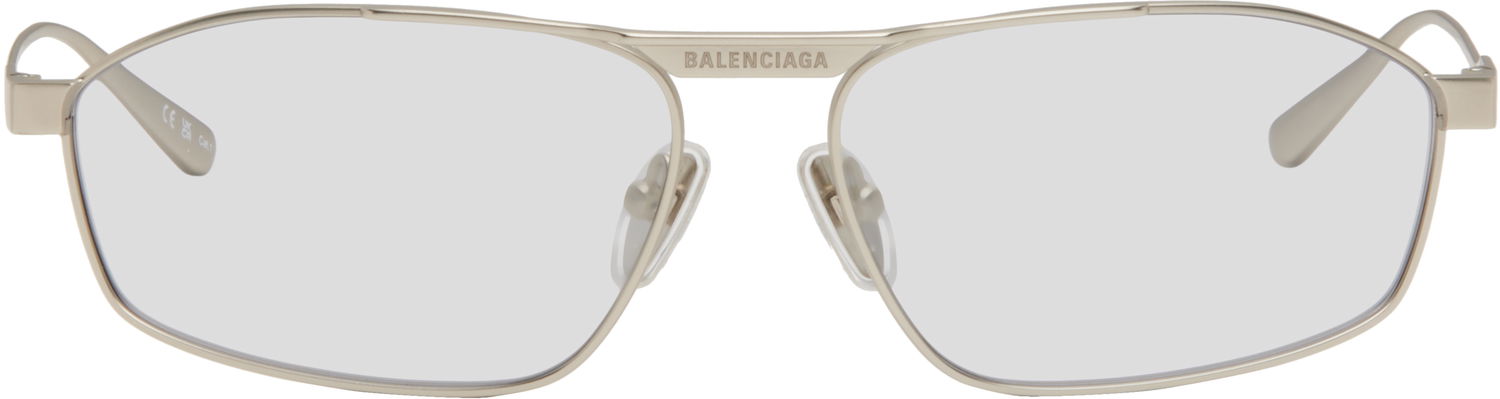 Slnečné okuliare Balenciaga Balenciaga Tag 3.0 D-Frame Sunglasses Metalická | BB0416S-004, 0