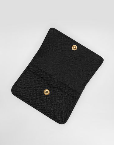 Peňaženka Dolce & Gabbana Dolce & Gabbana Dauphine Print Calfskin Card Holder Čierna | BI3401A507080999, 2