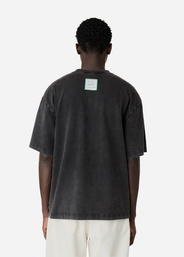 Tričko AXEL ARIGATO Solid Color Cotton T-Shirt Čierna | A3003001, 4
