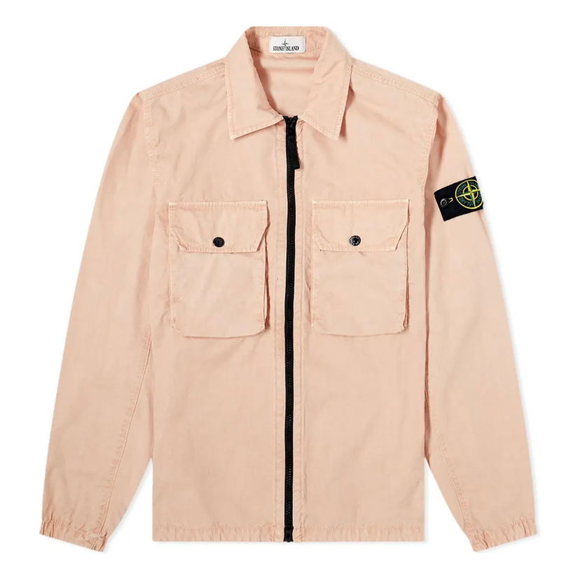 Košeľa Stone Island Shirt Jacket with Two Pockets Ružová | 7515113WN-V0182