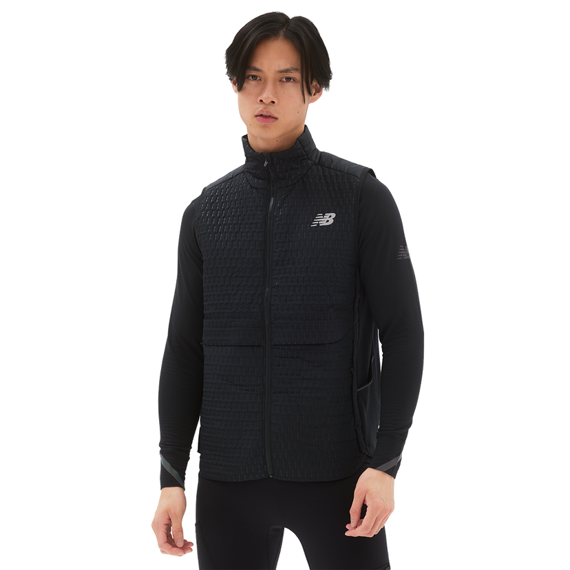 Vesta New Balance NB Heat Grid Vest Čierna | MV23254-BK