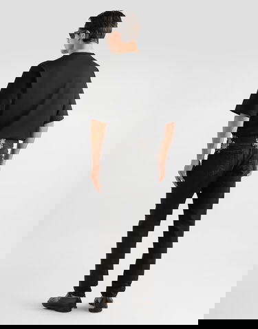 Džínsy Dolce & Gabbana Dolce & Gabbana Crystal-Embellished Denim Trousers Čierna | GYJCCZG8OM7S9001, 2