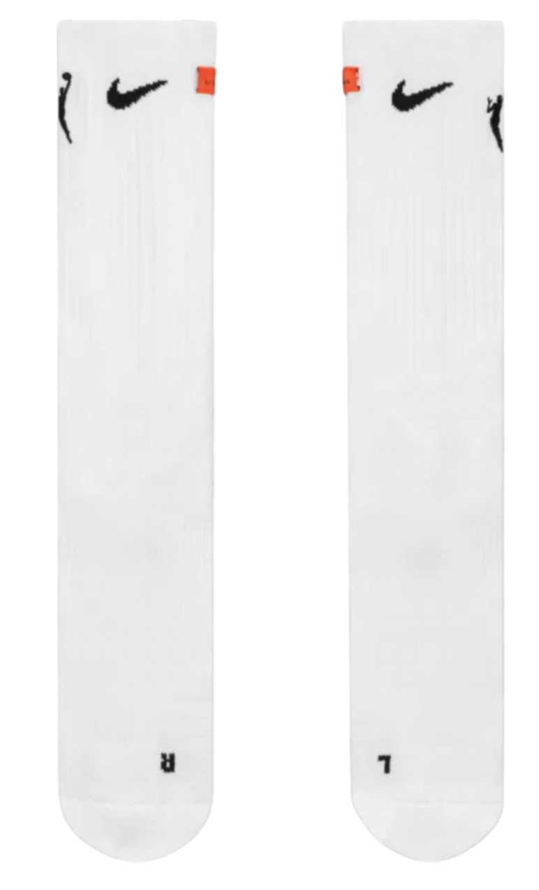 Ponožky Nike WNBA Elite Basketball Socks Biela | dn1035-100, 1