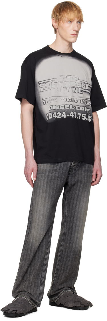 Tričko Diesel T-Boxt-R15 Graphic T-Shirt Čierna | A16619-0AGRI-9XX, 3