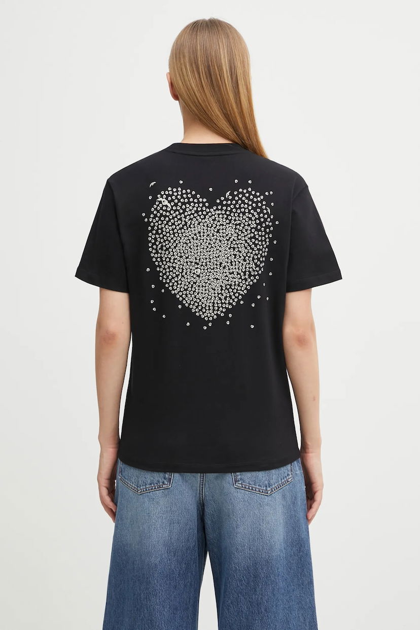 Tričko Carhartt WIP Cotton S/S Hearts Of Hartts T-Shirt Čierna | I035477.89XX