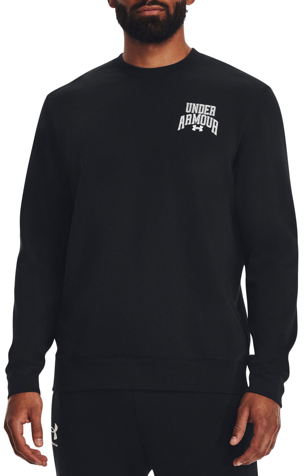 Mikina Under Armour Rival Terry Graphic Crew Čierna | 1379764-001, 0