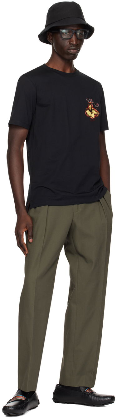 Tričko Paul Smith Paul Smith Orchid Graphic T-Shirt Čierna | M1R-697P-MP4286-79, 3