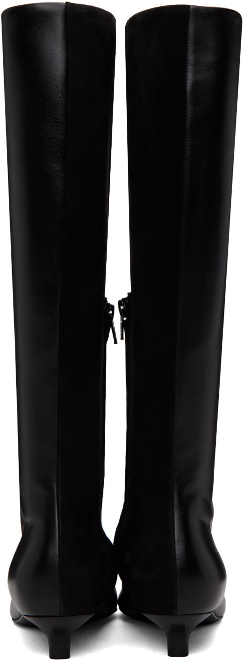 Oblečenie TOTEME TOTEME 'The Slim' Kitten Heel Boots Čierna | 234-WLGSE064-LE0014, 1