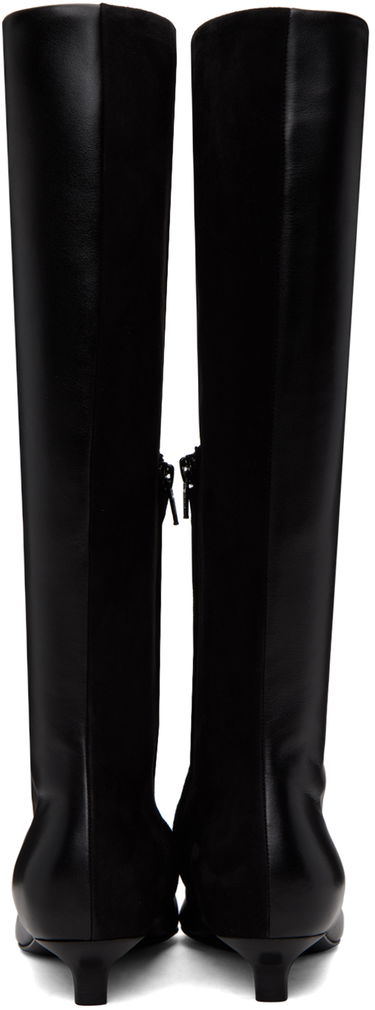 Oblečenie TOTEME TOTEME 'The Slim' Kitten Heel Boots Čierna | 234-WLGSE064-LE0014, 1