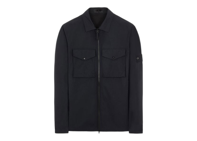 Košeľa Stone Island O-Ventile Ghost Piece Overshirt Čierna | 63012132TJ_13 / 116F1
