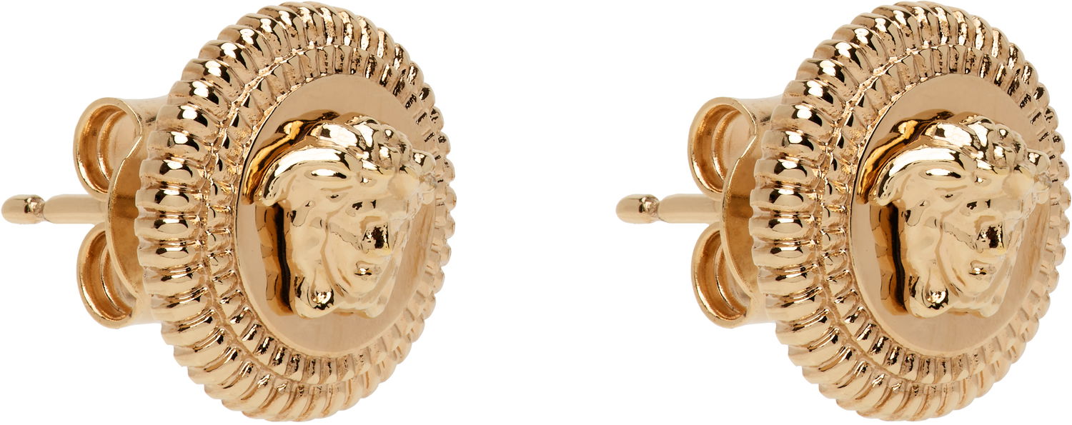 Náušnice Versace Medusa Earrings Metalická | 1005333-1A00620-3J000, 1
