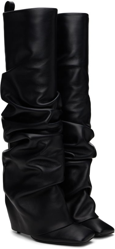 Kabelka The Attico Attico Rea Tube Slouch Tall Boots Čierna | 247WS820 L019, 3
