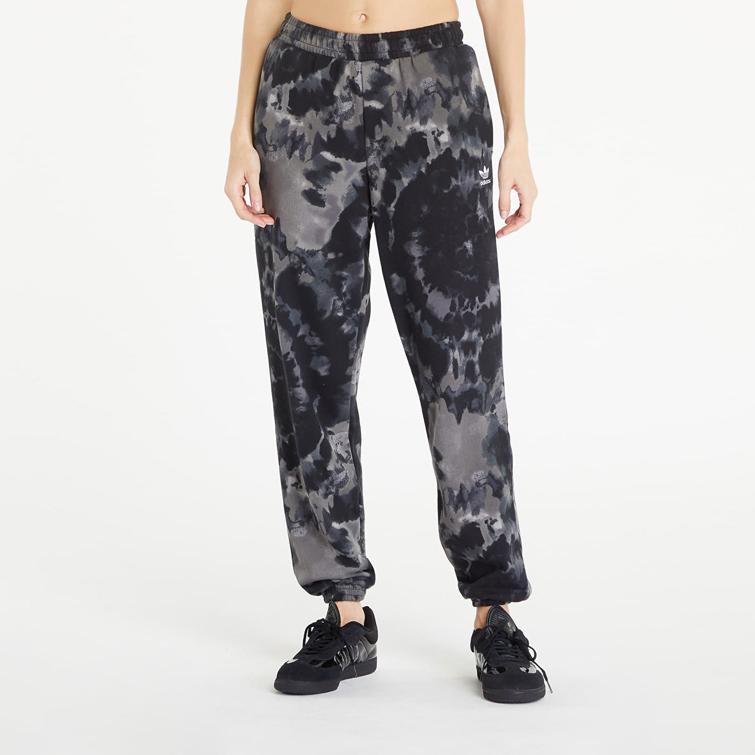 Tepláky adidas Originals Tie-Dyed Sweatpant Black/ Multicolor Čierna | IW0844, 0