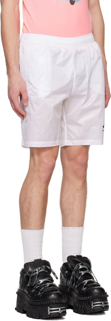 Šortky VETEMENTS Vetements Oval Logo Swim Shorts Biela | MA66SW100W, 1