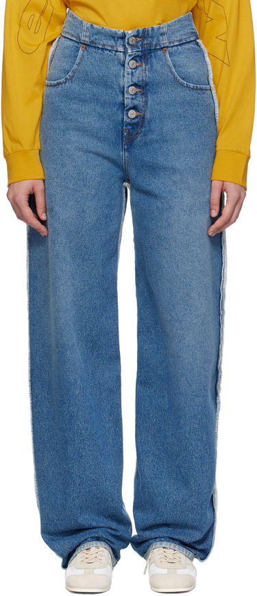 Džínsy Maison Margiela MM6 Maison Margiela Raw Edge Jeans Modrá | S52LA0263 M30018, 0