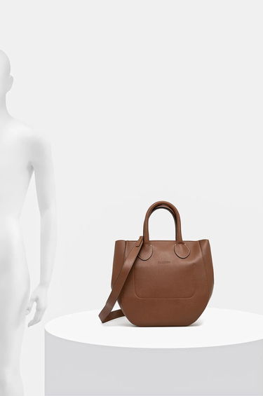 Kabelka JW Anderson JW Anderson Small Punch Tote Bag Hnedá | HB0680.LA0250.621, 6