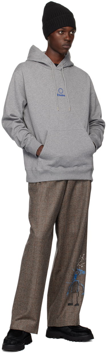 Mikina Études Klein Logo Hoodie Šedá | H22MM252OC20GR, 3