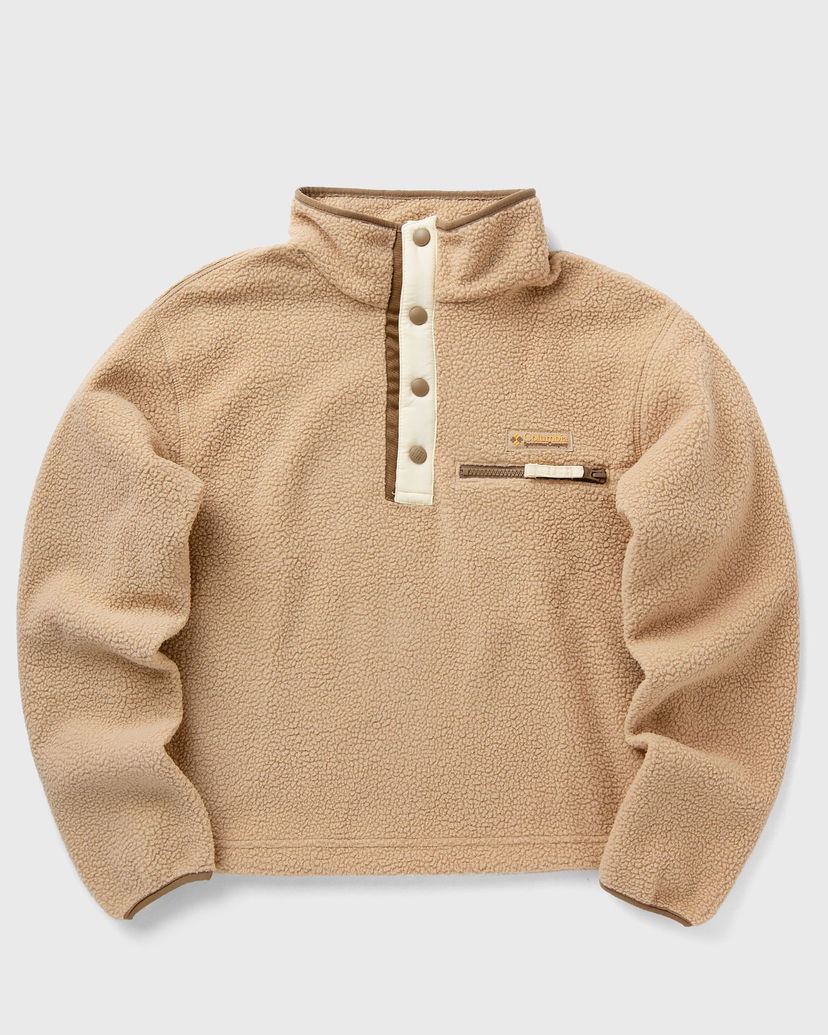 Sveter Columbia Helvetia II Cropped Half Snap Fleece Pullover Béžová | 2092231262