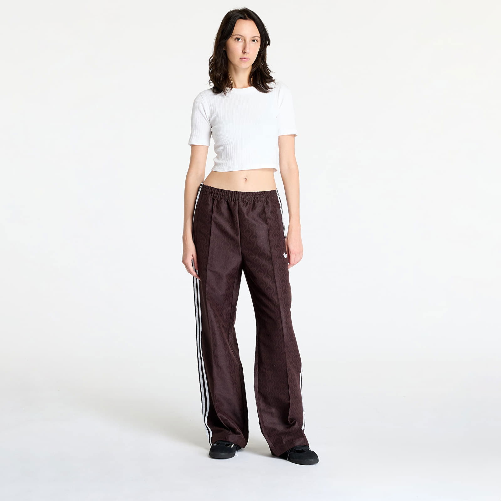 Oversized Monogram Track Pant Shale Brown