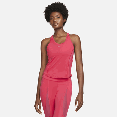 Tielko Nike Dri-FIT One Crop Tank Top Červená | FB5280-648, 0