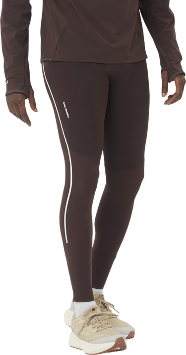 Legíny Salomon Salomon Sense Aero Stow Tights Hnedá | lc2432-0, 0