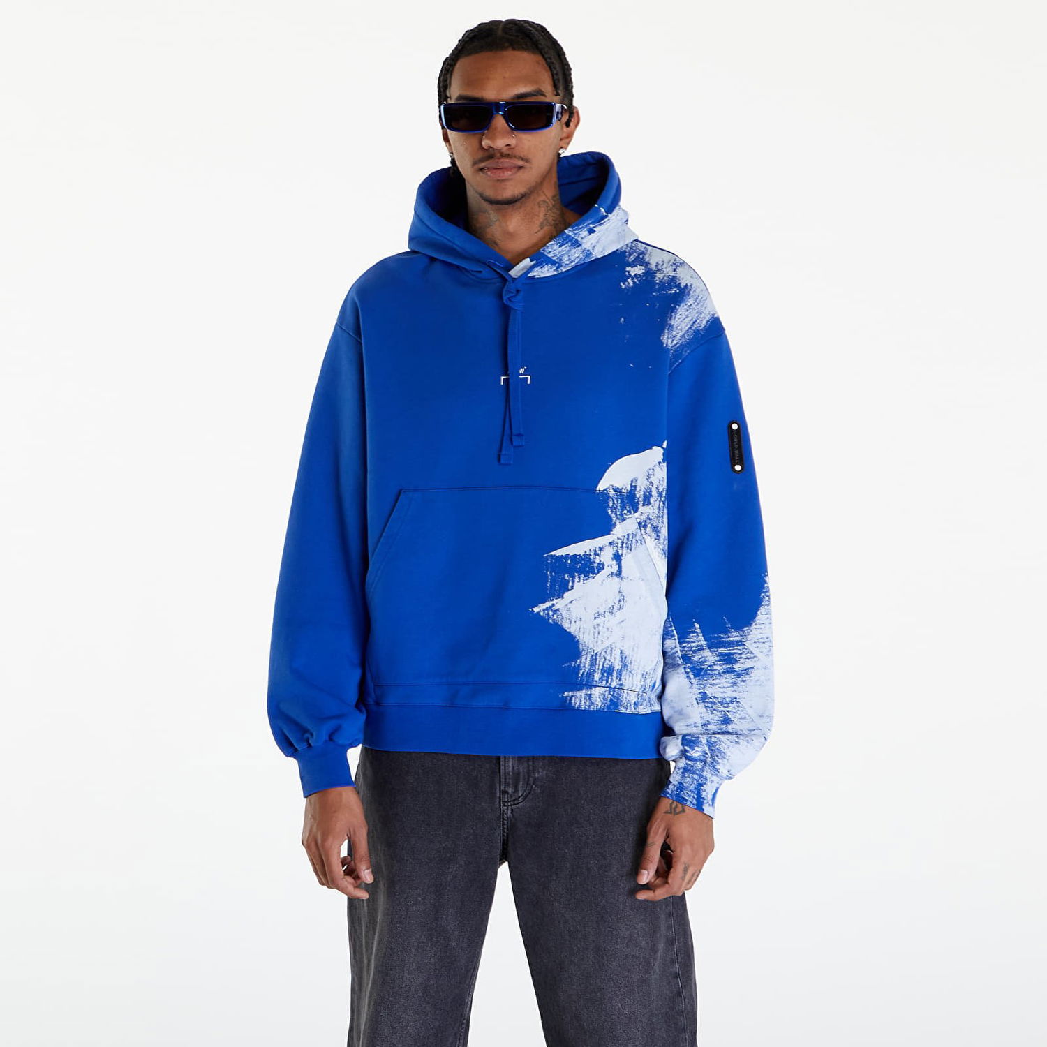 Mikina A-COLD-WALL* Brushstroke Hoodie Modrá | ACWMW183 Volt Blue, 0