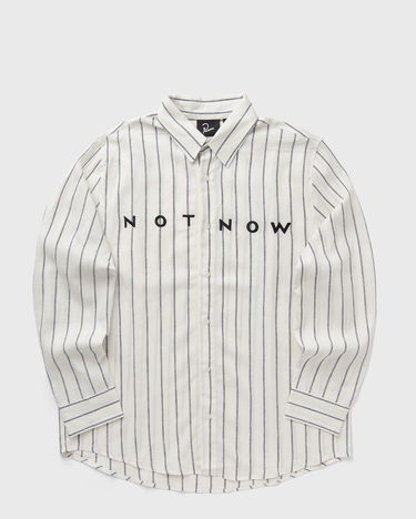 Košeľa By Parra PANGAIA Not Now Striped Shirt Biela | 53435, 2