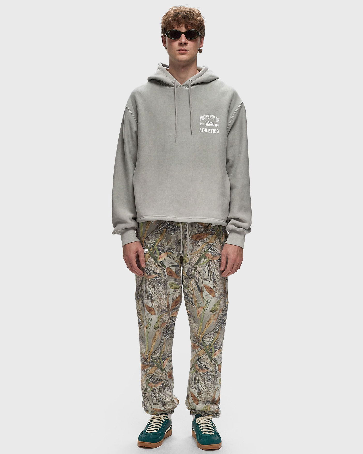 Mikina Patta Athletic Drawcord Hoodie Šedá | POC-BW24-2050-325-0283-145, 1