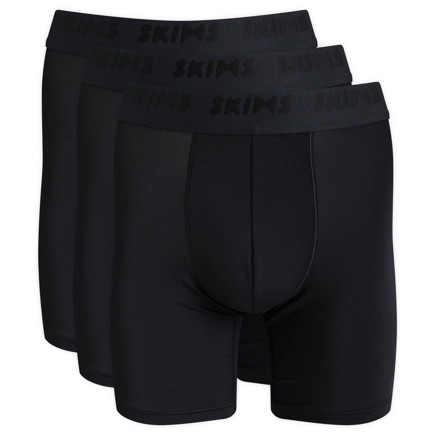 Boxerky SKIMS Men's 5" Boxer Briefs - 3-Pack Čierna | BO-BBR-5630M-OB, 0