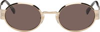 Guccissima Metal Round Sunglasses