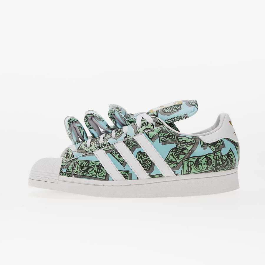 Tenisky a topánky adidas Originals Jeremy Scott x Money Superstar Zelené | HP6596, 0