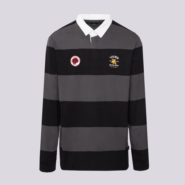 Polo tričko Vans Desert Hi Rugby Polo Shirt Čierna | VN0008SYKOU1, 0