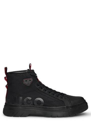 Tenisky a topánky BOSS HUGO Logo High-Top Boots Čierna | 50537065, 1