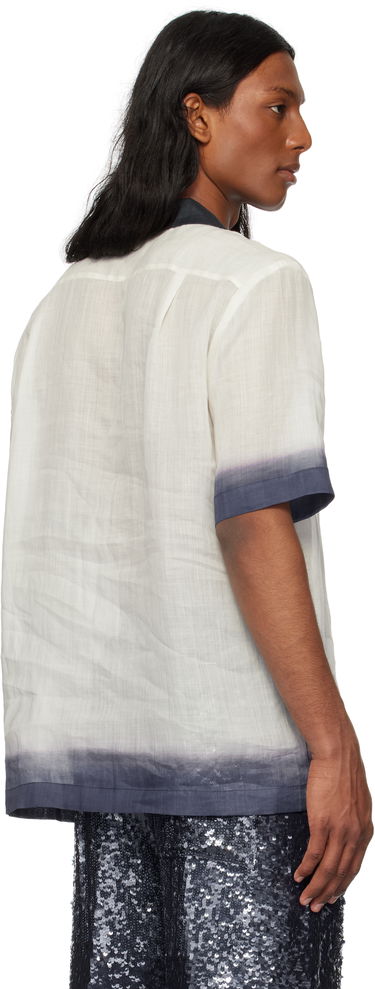 Košeľa Dries Van Noten Dries Van Noten Embroidered Linen Shirt Šedá | 251-080748-1268, 2
