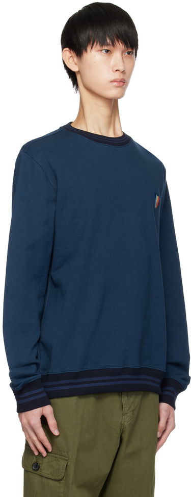 Sveter Paul Smith PS Paul Smith Embroidered Sweatshirt Modrá | M2R-331YE-L21428-48, 1