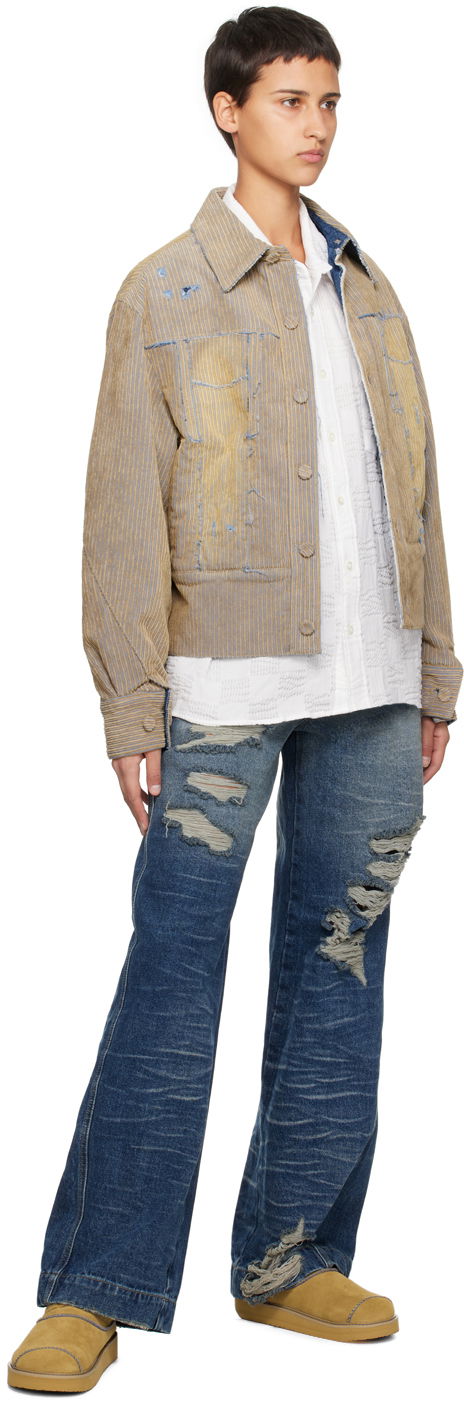 Distressed Denim Jacket