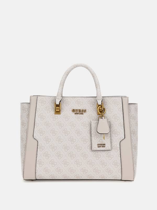 Kabelka GUESS Ajiona 4G Logo Handbag Béžová | HWSV8988230, 0