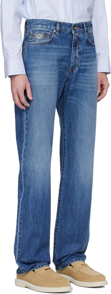 Džínsy Versace Versace Loose-Fit Jeans Modrá | 1017775_1A13585, 1
