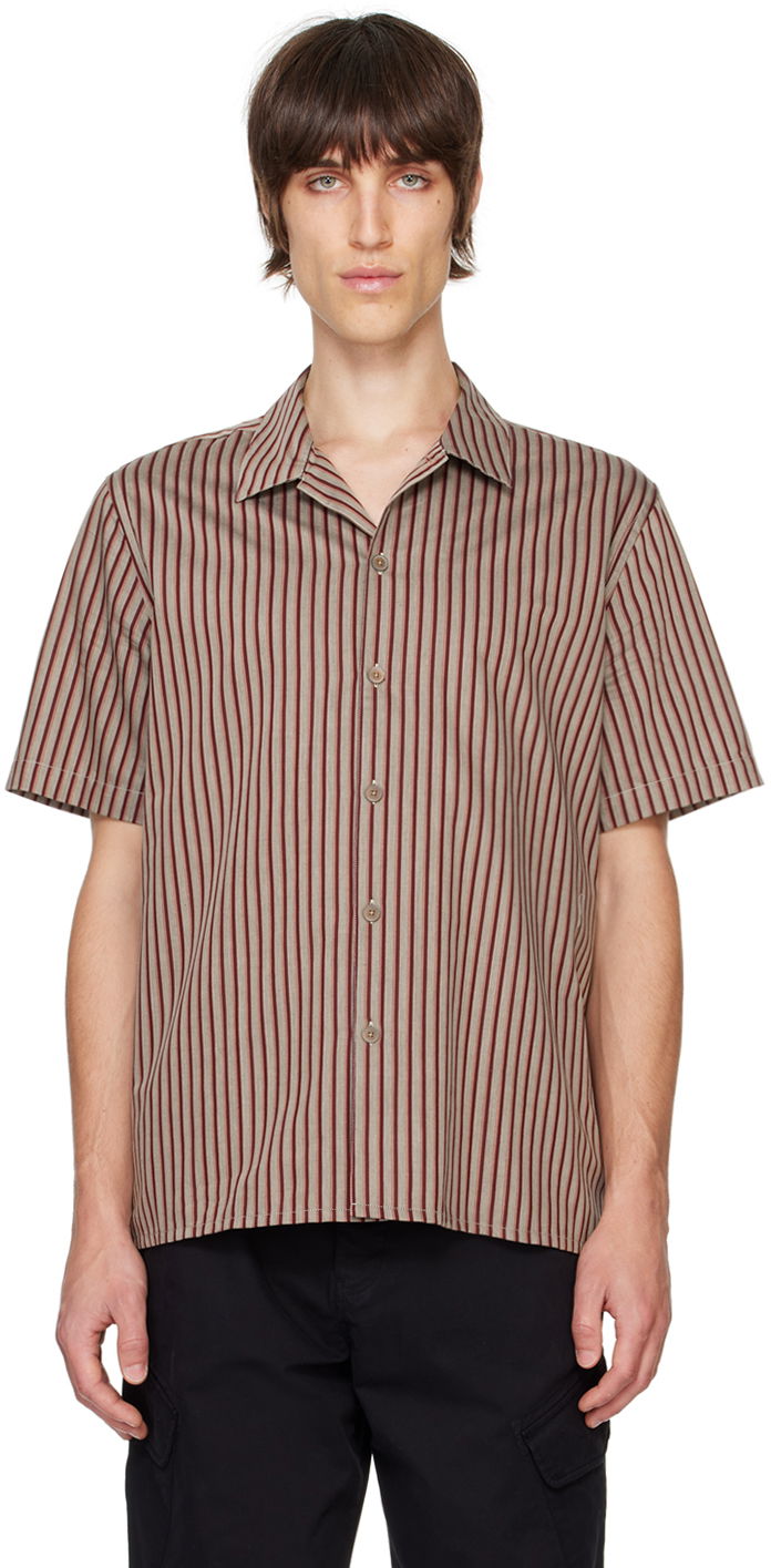Košeľa Paul Smith PS Paul Smith Stripe Casual-Fit Shirt Béžová | M2R-695U-N22210-69, 0