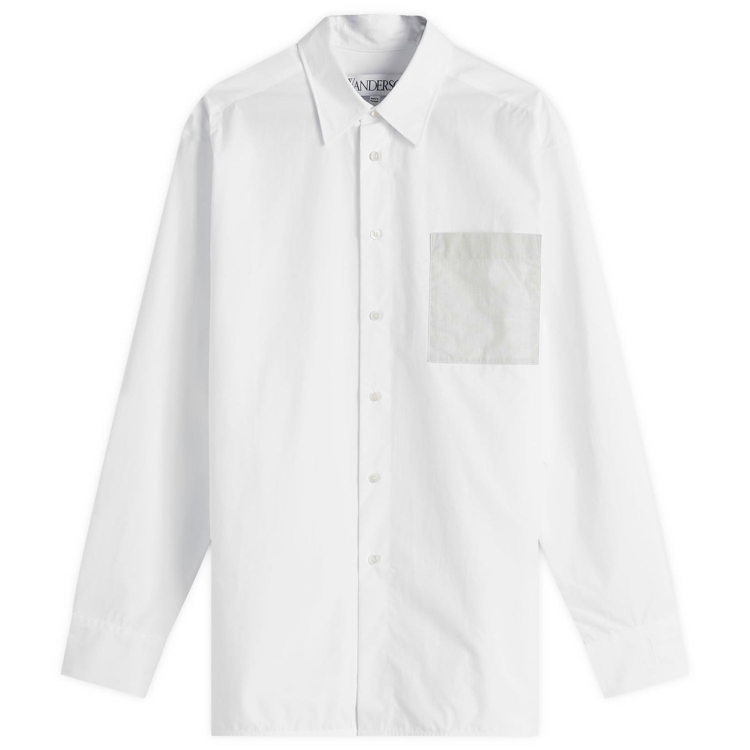 Košeľa JW Anderson Contrast Patch Pocket Shirt White Biela | SH0350-PG1090-001, 1