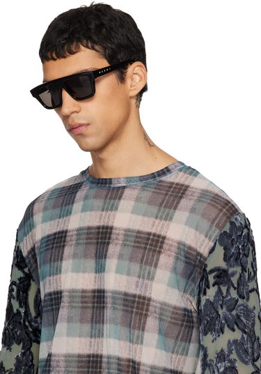 Slnečné okuliare Marni RETROSUPERFUTURE Edition Nistakari Flat-Top Square Sunglasses Čierna | 6VA, 3