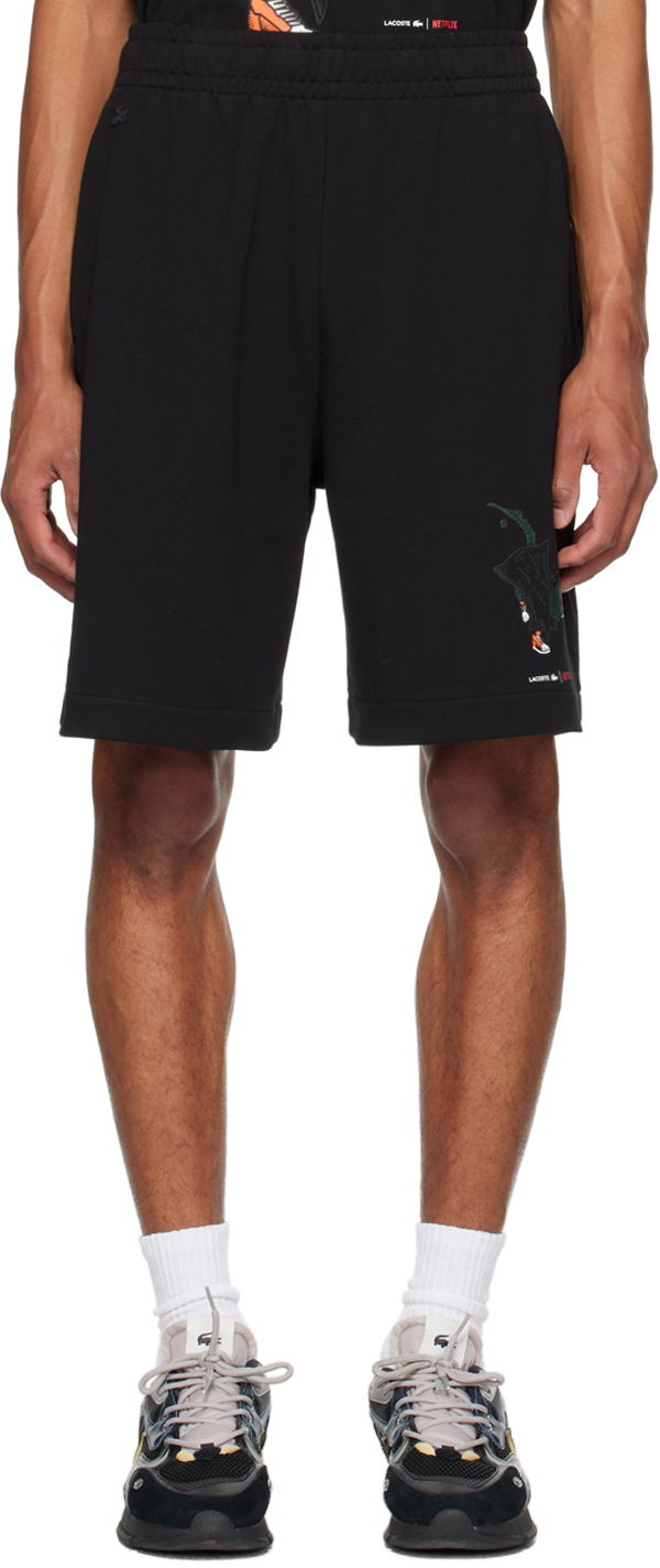 Šortky Lacoste x Netflix Edition Shorts Čierna | GH7582, 0