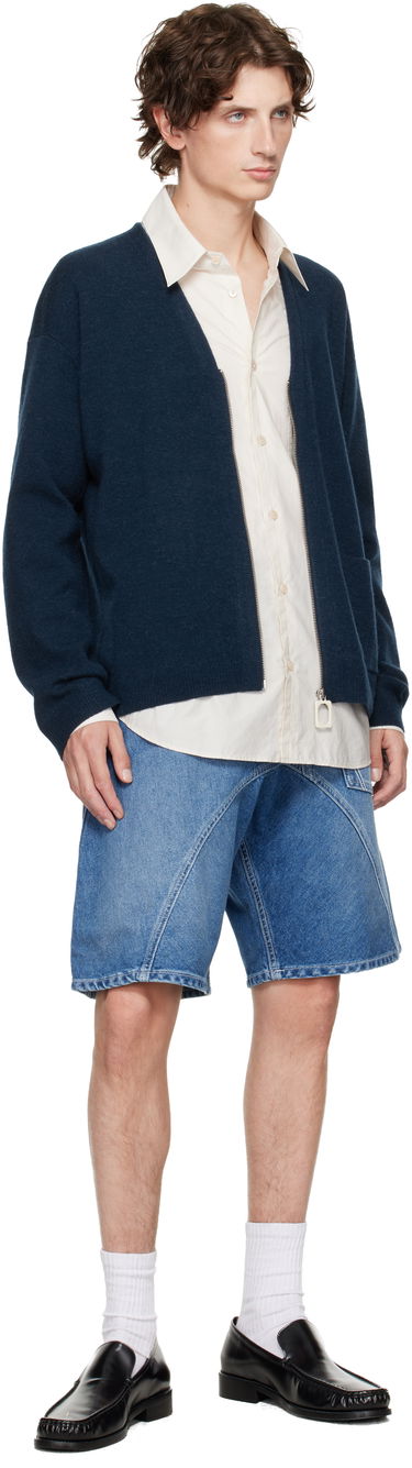 Šortky JW Anderson JW Anderson Twisted Workwear Denim Shorts Modrá | DT0123-PG1735, 3