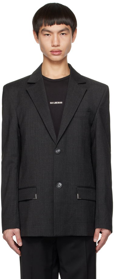 Bunda Han Kjøbenhavn Single-Breasted Blazer Čierna | M-131131, 0
