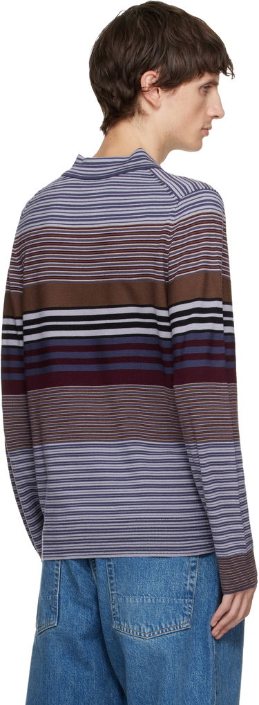 Polo tričko Paul Smith Paul Smith Merino Wool Stripe Long-Sleeve Polo Rôznofarebný | M2R-473Z-T22439-59, 2
