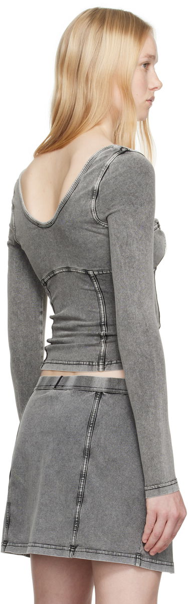 Sukňa Diesel Diesel T-Elin Long Sleeve Top Šedá | A16595 0NJBJ, 2