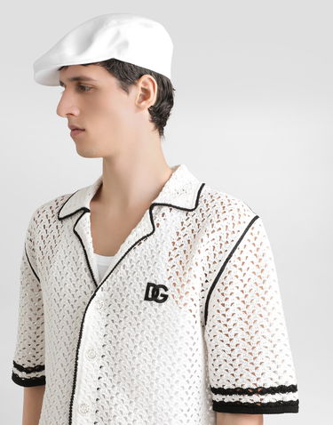 Košeľa Dolce & Gabbana Dolce & Gabbana Crochet Knitted Shirt Biela | GXVD0ZJBCHEW1001, 3